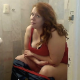 A plump girl with red hair role plays and speaks to you as if you are her husband. She talks about all the things that annoyed her that day before getting home. Audible plops and farts. 115MB, MP4 file. Over 19 minutes.